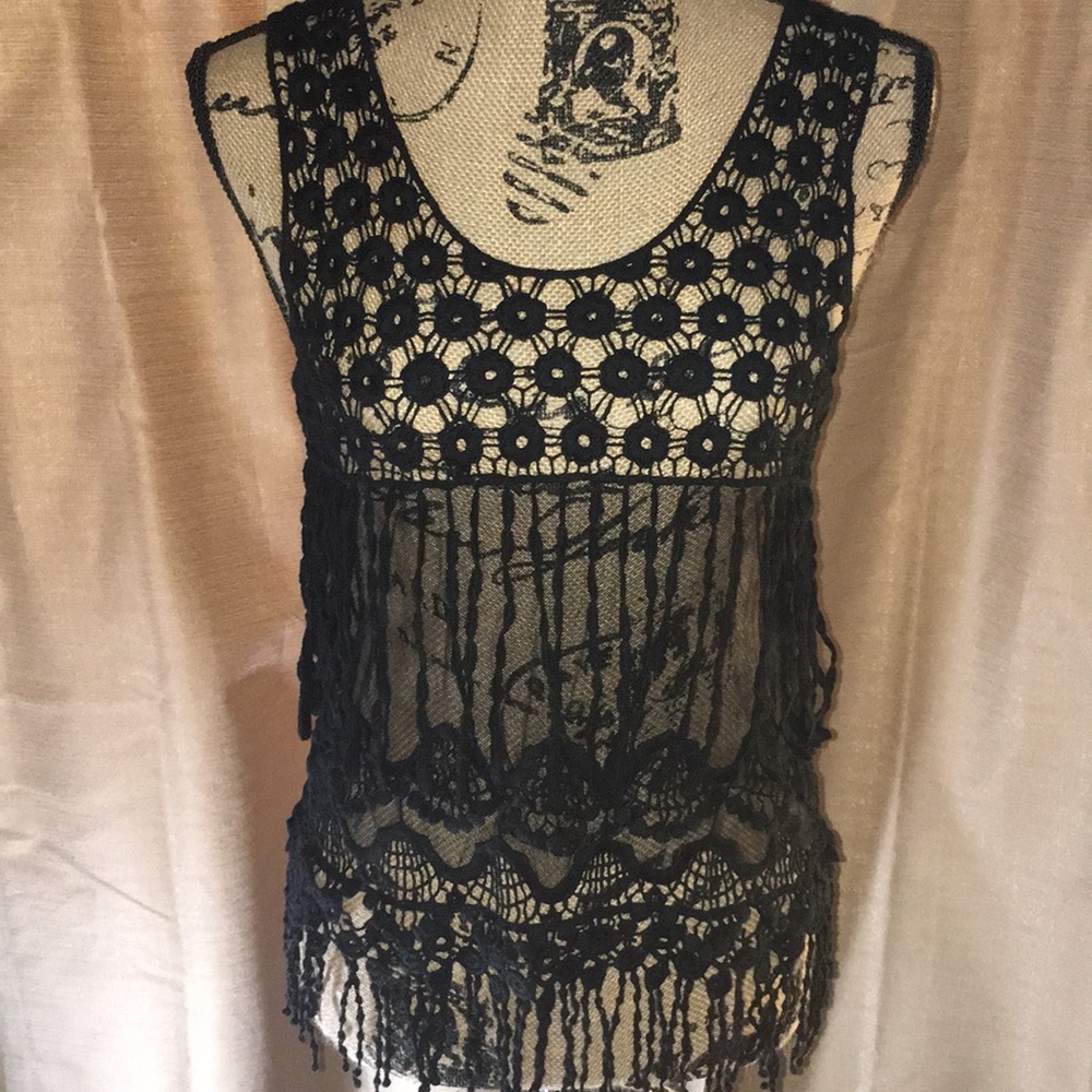 Crochet Tassel Top